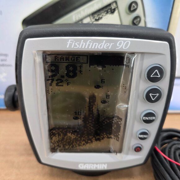 GARMIN Fishfinder Depth Finder 90 Marine Boat Sonar NOB - Picture 3 of 16